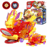 奥迪双钻 爆裂飞车1代2代儿童玩具3代星能觉醒暴烈变形玩具车套装 决斗系列-烈焰狂狮