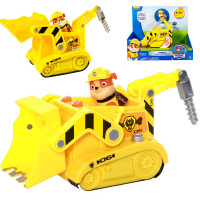 汪汪队立大功 玩具车套装儿童变形声效救援车狗狗巡逻队警车弹射变形模型仿真消防车 声效/变形救援车-吊车/起重机小砾