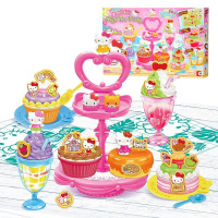 HelloKitty凯蒂猫玩具回转寿司美味蛋糕风味盛宴冰淇淋仿真厨房过家家套装 缤纷一刻-风味盛宴50125