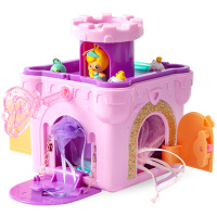 儿童惊喜百宝箱盲盒魔幻城堡过家家厨房玩具仿真真实循环出水男孩女孩玩具 魔幻城堡-营救公主