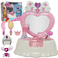 迪士尼儿童化妆品玩具公主女孩套装儿童彩妆 魔幻梳妆台礼盒22758