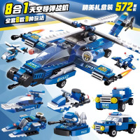 积木玩具航天模型航天系列飞机拼装男孩子6-10送 天空导弹战机