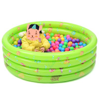 儿童海洋球池室内室外家用充气彩色球波波池宝宝围栏小孩玩具1-2-3岁6 150cm三环+基础礼包+100球