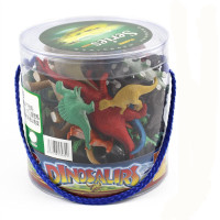 仿真大号恐龙模型小动物恐龙蛋霸王龙男孩儿童的恐龙玩具模型套装 中桶恐龙模型(3032)