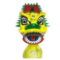 儿童狮鼓|舞狮鼓|6寸小狮|佛山大狮鼓南狮|玩具鼓|龙狮醒狮礼品 8寸黄色单狮配尾巴