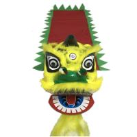 儿童狮鼓|舞狮鼓|6寸小狮|佛山大狮鼓南狮|玩具鼓|龙狮醒狮礼品 6寸单狮黄色配尾巴