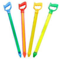 加厚儿童玩具水背包戏水玩具抽拉式高压吸水玩具漂流水 中号手柄57CM随机一个