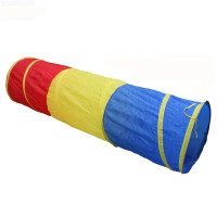 阳光爬行隧道儿童帐篷幼儿园感统训练游戏屋宝宝玩具房钻洞筒爬筒 180CM三色阳光隧道