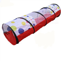 阳光爬行隧道儿童帐篷幼儿园感统训练游戏屋宝宝玩具房钻洞筒爬筒 180CM波点隧道