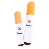 个性烟头睡觉抱枕公仔毛绒玩具女生枕头靠垫娃娃布大号枕头玩偶 烟头抱枕 70厘米[直径12cm]