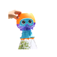 宝宝洗澡玩具水动力喷泉漏水花洒儿童沙滩戏水玩具男女孩 动力旋转喷水水母