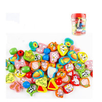 儿童穿线积木大号串珠幼儿男孩穿珠子宝宝绕珠玩具1-3岁女孩 63粒-动物