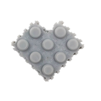 散装小颗粒微型拼插积木儿童女孩钻石创意塑料拼插拼装玩具 灰色400颗粒