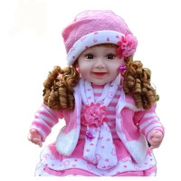 智能对话娃娃女孩儿童电动玩具布娃娃仿真会说话的洋娃娃 1018甜美公主裙 充电款多功能第四代