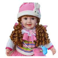 智能对话娃娃女孩儿童电动玩具布娃娃仿真会说话的洋娃娃 1018活泼包包公主裙 多功能第四代