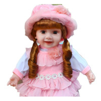 智能对话娃娃女孩儿童电动玩具布娃娃仿真会说话的洋娃娃 1018琪琪粉色公主裙 充电款多功能第四代