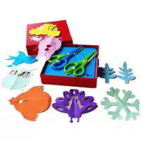幼儿园手工剪纸儿童DIY美术材料创意制作3-5-7岁宝宝玩具 双折剪纸240张