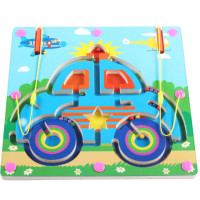 儿童飞行棋磁性运笔迷宫玩具走珠女孩男孩宝宝儿童周岁1-2-3-4-5-6岁 小汽车迷宫+飞机棋