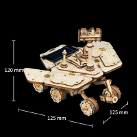 若态拼装积木 中小学科普太空寻光探索太阳能 火星救援 勇气号火星车