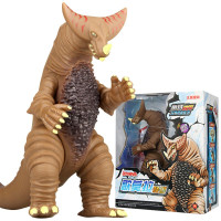 锦江 奥特曼儿童玩具怪兽咸蛋超人披风14处可动关节 24厘米高泰罗艾斯杰克赛文初代奥特曼之父人偶模 歌莫拉怪兽（带声效）