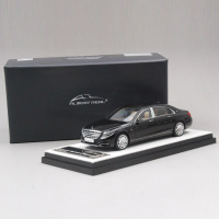 AR 似真1:43奔驰S600迈巴赫2016汽车模型 仿真模型 静态模型 展示收藏 带展示盒 黑色
