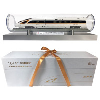 复兴号CR400BF 动车组单头三节电力火车模型树脂 动力时代 1:87静态和谐号收藏送礼 复兴号CR400BF单节简装