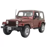 美驰图 合金车模1:18jeep 牧马人 罗宾汉 越野 车模 SUV仿真汽车模型 收藏送礼 摆放 硬顶红