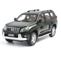 新霸道PRADO普拉多 汽车模型 一汽丰田原厂 1:18 2010款越野车仿真车模合金车模 绿色素版