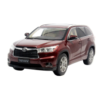 2015款广汽丰田原厂 1:18 汉兰达 TOYOTA 合金汽车模型 2018款 新汉兰达收藏车模 红色