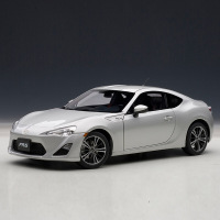 奥拓 1:18 丰田Scion(赛恩) FR-S运动跑车汽车模型车模 仿真模型收藏送礼摆 银色