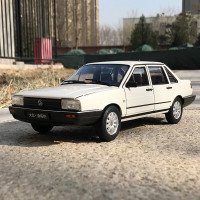 威利 汽车模型 1:18大众桑塔纳/普桑 SANTANA合金车模 合金车模 收藏送礼 摆放 白色