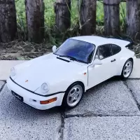 威利FX 1:18 保时捷911 Carrera RS 2.7 跑车合金汽车模型车模 保时捷964turbo白色