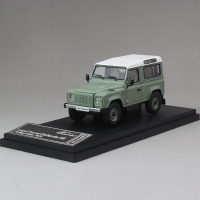 Almost Real 似真AR 1:43 路虎卫士90 110 汽车模型车模合金限量 卫士90短轴绿色