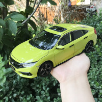 1:18 原厂本田CRV 2017款 XRV汽车模型车模 本田URV 越野车模型新款十代思域车模 十代思域绿色