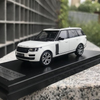 LCD 1:64路虎星脉LAND ROVER 新路虎揽胜NSX思域FK8 suv越野合金汽车模型车模 揽胜白色