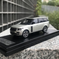 LCD 1:64路虎星脉LAND ROVER 新路虎揽胜NSX思域FK8 suv越野合金汽车模型车模 揽胜银色