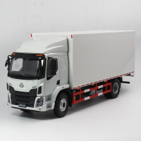 1:24 东风乘龙M3 厢式货车 工程车拖车 中卡汽车模型 拖车模型 1:24东风乘龙M3白头