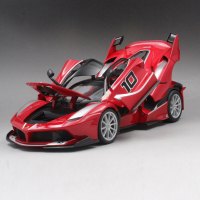 比美高 1:18 法拉利Laferrari 拉法 458 F50车模合金汽车模型 跑车模型 收 法拉利FXXK10#红色