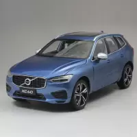 原厂 沃尔沃 VOLVO 新款XC60 沃尔沃 越野 1:18 合金汽车模型仿真车模 新款X 2018新款Xc60蓝色