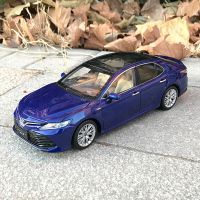 原厂丰田 2018款 第8八代凯美瑞 运动版 双擎 TOYOTA 1:18卡罗拉合金汽车模型轿车模型 蓝色双擎