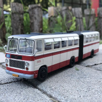 1:43原厂 1:64铰接公交车 北京公交1路 102路 420路 2路巴士客车模型快速公交模型合金 1:64402路