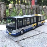1:43原厂 1:64铰接公交车 北京公交1路 102路 420路 2路巴士客车模型快速公交模型合金 1:6427路
