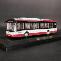 1:43原厂 1:64铰接公交车 北京公交1路 102路 420路 2路巴士客车模型快速公交模型合金 1:649路