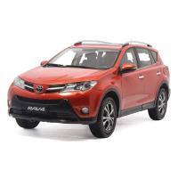 丰田原厂 1:18新款丰田RAV4 荣放 越野车 2019 丰田RAV4汽车模型 合金汽车车模 2015橙色