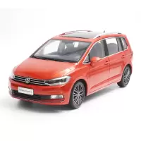 上海大众 1:18 全新途安L Touran L 2016款 合金汽车模型 车模 红色