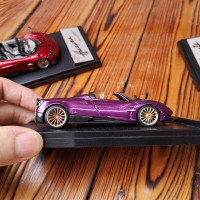LCD 1:43 帕加尼 Pagani Huayra Roadster 跑车汽车模型车模合金模型 紫色