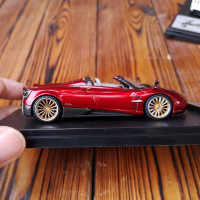 LCD 1:43 帕加尼 Pagani Huayra Roadster 跑车汽车模型车模合金模型 红色
