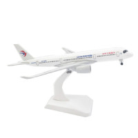 飞机模型玩具仿真合金迷你国航南航东航波音777 787 737空客A380民航客机模型摆件20cm 350东方航空有轮