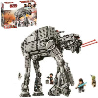 星球大战系列兼容乐高千年隼X战机拼装积木帝国飞船拼装模型大型高难度积木玩具男孩拼 TT重型步行攻击机(送3人仔+拆装器)