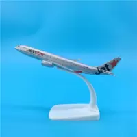 飞机模型玩具仿真合金迷16cm空客南航380东航350海航330波音国航B747厦航B73 透明16cm捷星航空A330